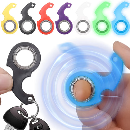 Llavero spinner metálico