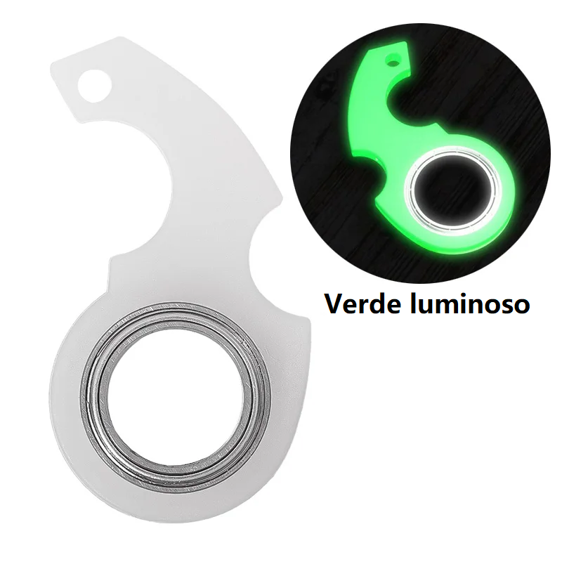 Llavero spinner metálico